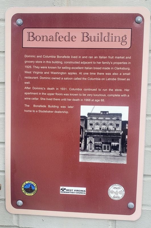 Bonafede Building Marker. Click for full size. Bonafede Building Marker image. Click for full size.