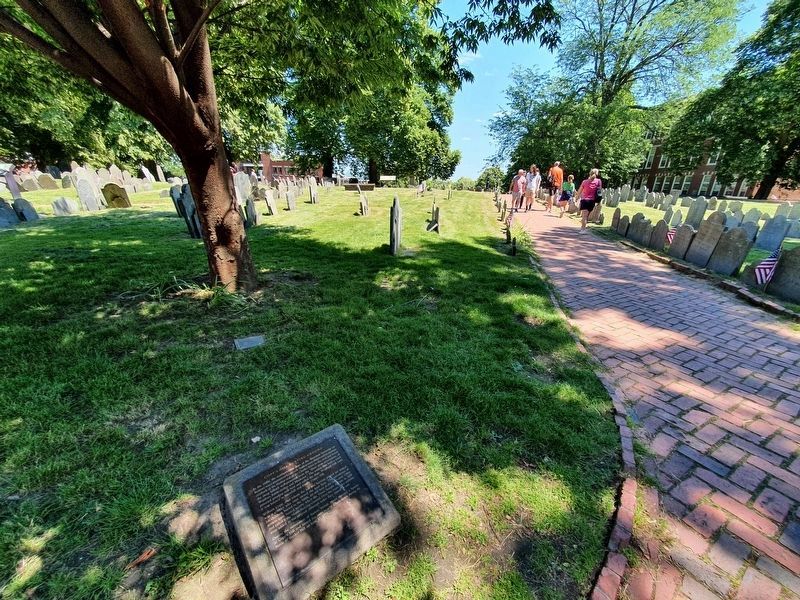 Copp's Hill Burying Ground Marker. Click for full size. Copp's Hill Burying Ground Marker image. Click for full size.
