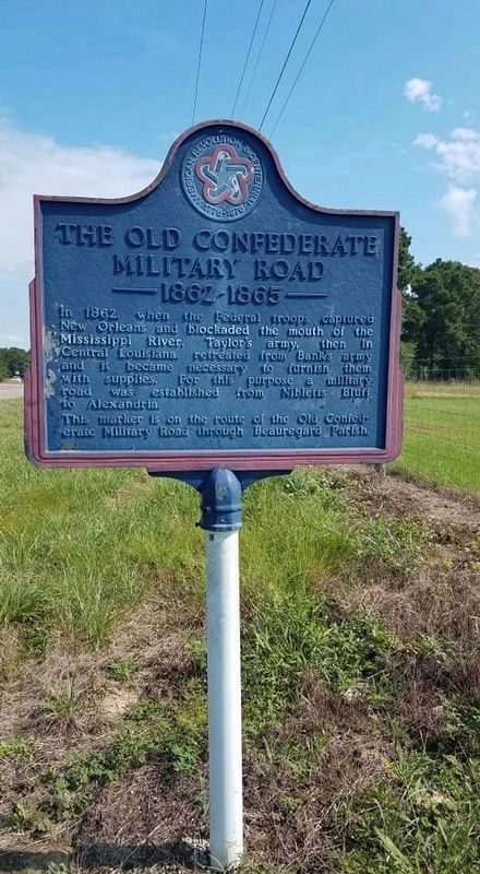 The Old Confederate Military Road Marker image, Touch for more information