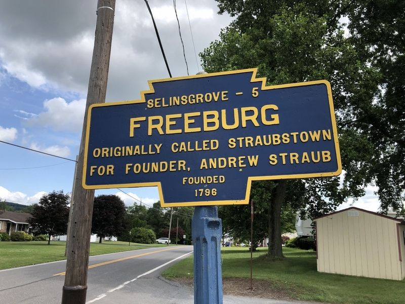 Freeburg Marker image. Click for full size.