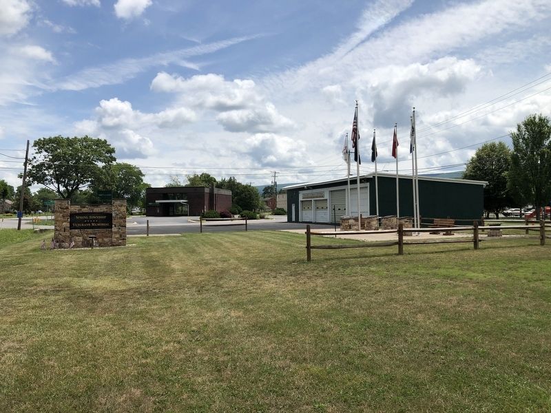 Spring Township Veterans Memorial image. Click for full size.