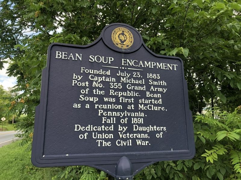 Bean Soup Encampment Marker. Click for full size. Bean Soup Encampment Marker image. Click for full size.