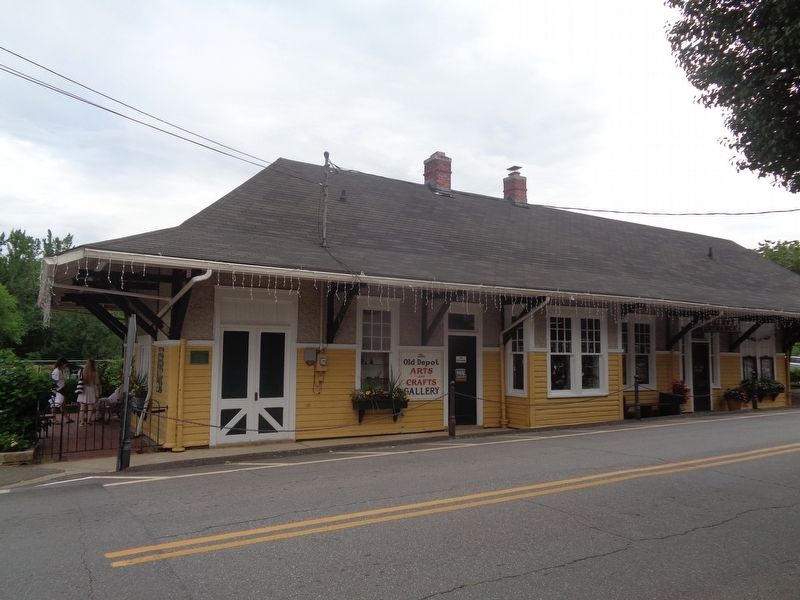 The Old Depot Association Marker image. Click for full size.