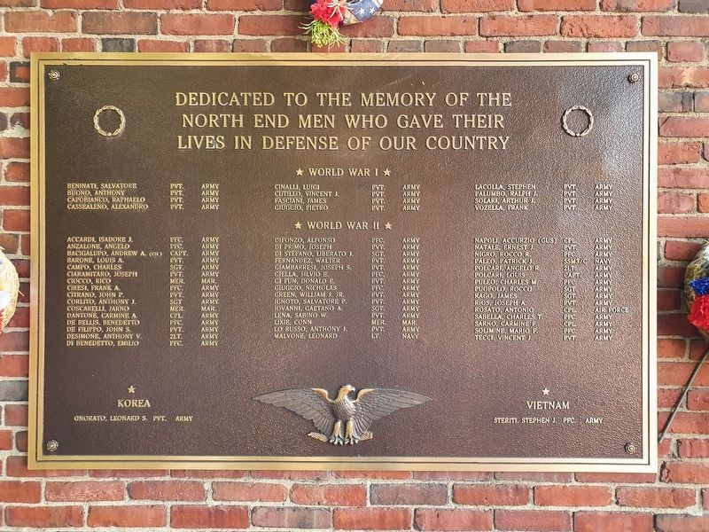 North End Veterans Memorial image. Click for full size.