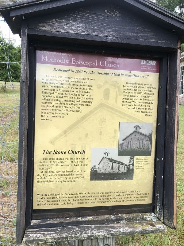 Methodist Episcopal Church Marker. Click for full size. Methodist Episcopal Church Marker image. Click for full size.