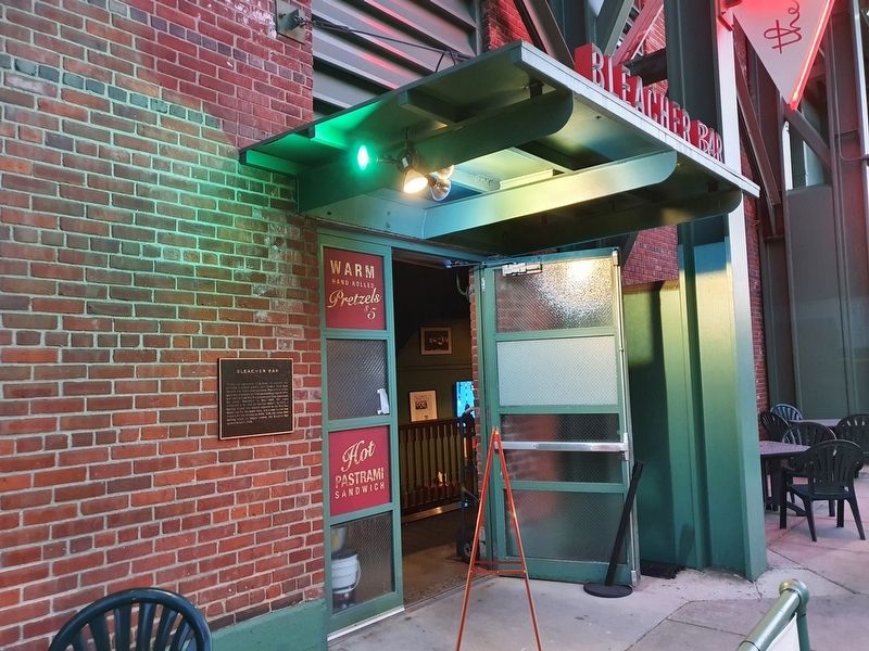 Bleacher Bar Marker. Click for full size. Bleacher Bar Marker image. Click for full size.