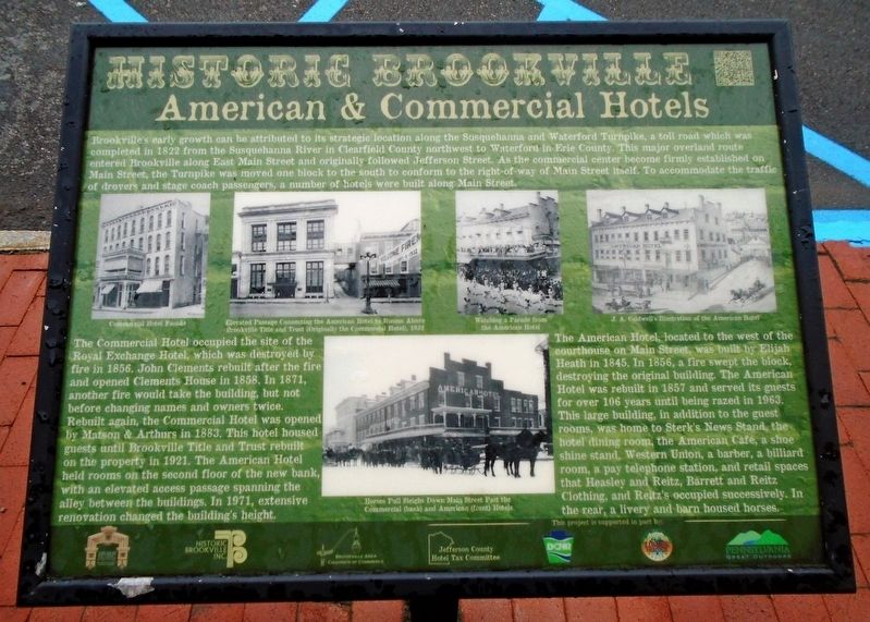 American & Commercial Hotels Marker image. Click for full size.