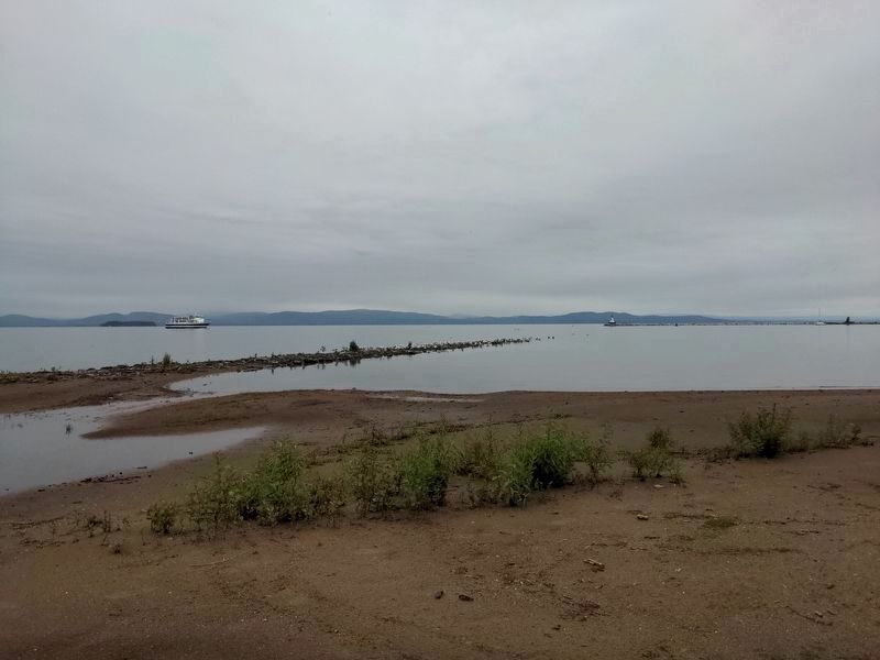 Canal Outlet to Lake Champlain. Click for full size. Canal Outlet to Lake Champlain image. Click for full size.