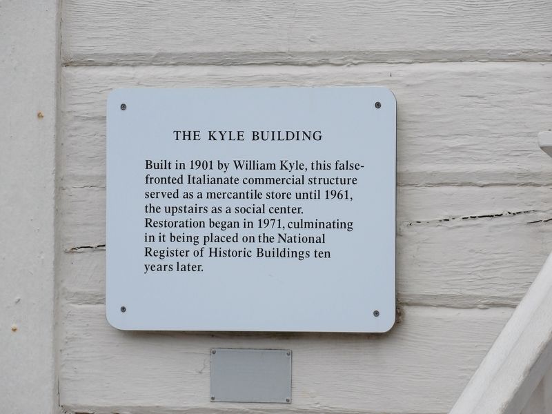 The Kyle Building Marker image. Click for full size.
