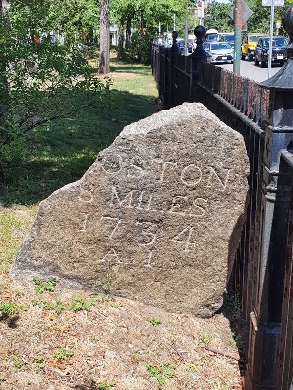 A Milestone in the Old Burying Ground. Click for full size. A Milestone in the Old Burying Ground image. Click for full size.