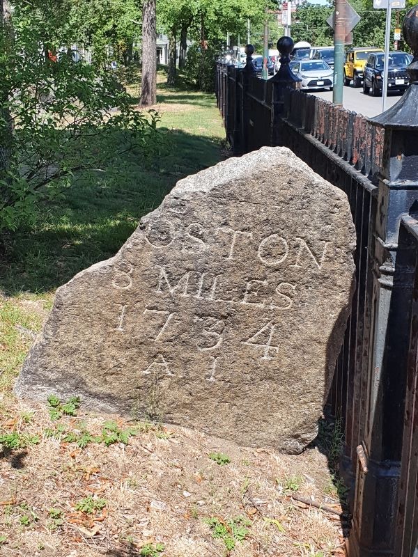 A Milestone in the Old Burying Ground image. Click for full size.