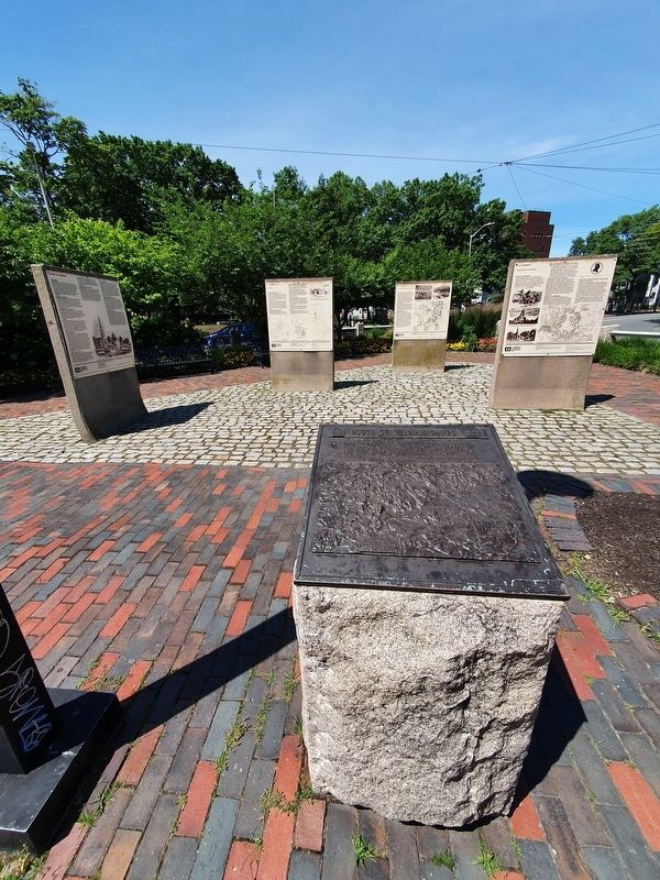 Route of William Dawes Marker. Click for full size. Route of William Dawes Marker image. Click for full size.