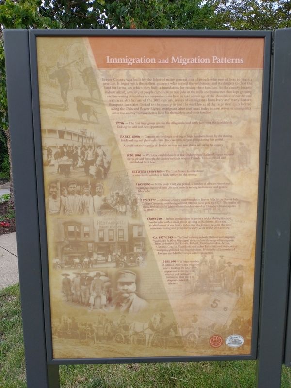 Immigration and Migration Patterns Marker image. Click for full size.