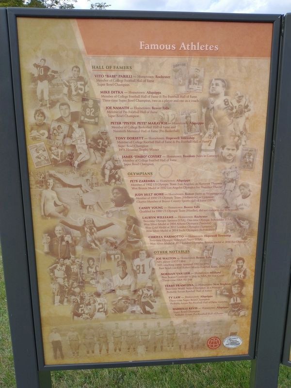 Famous Athletes Marker image. Click for full size.