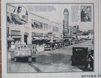 Uptown Theaters Marker — left images image. Click for full size.