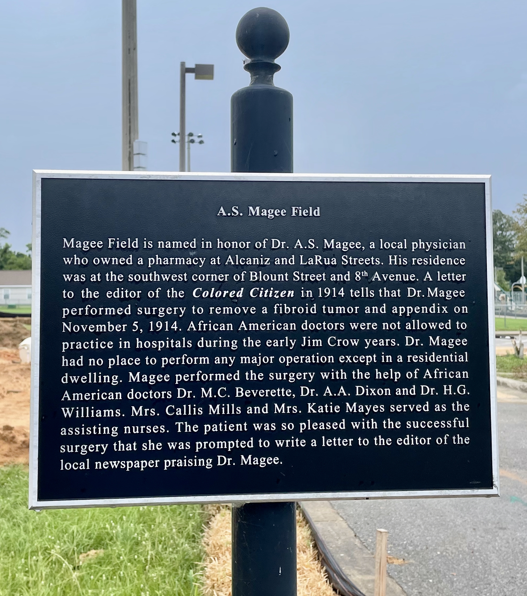A.S. Magee Field Marker