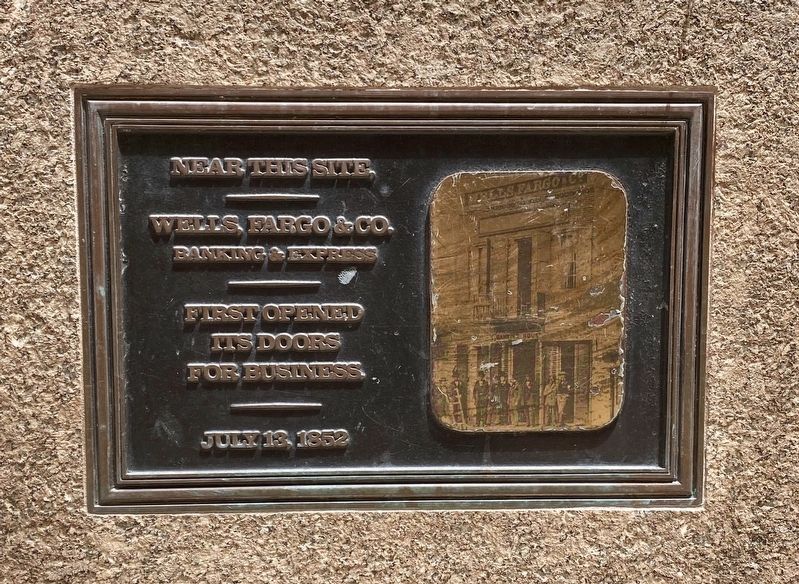Wells, Fargo & Co. Marker. Click for full size. Wells, Fargo & Co. Marker image. Click for full size.