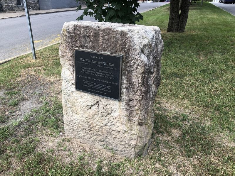 In Honor of Rev. William Smith, D.D. Marker image. Click for full size.