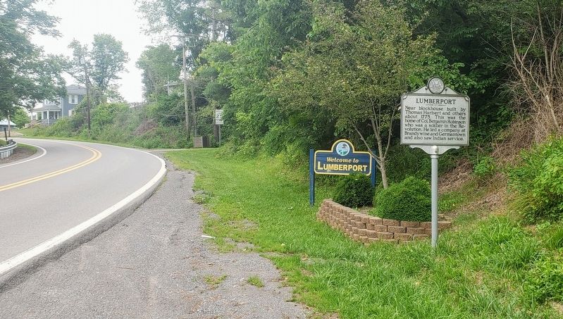 Lumberport Marker. Click for full size. Lumberport Marker image. Click for full size.