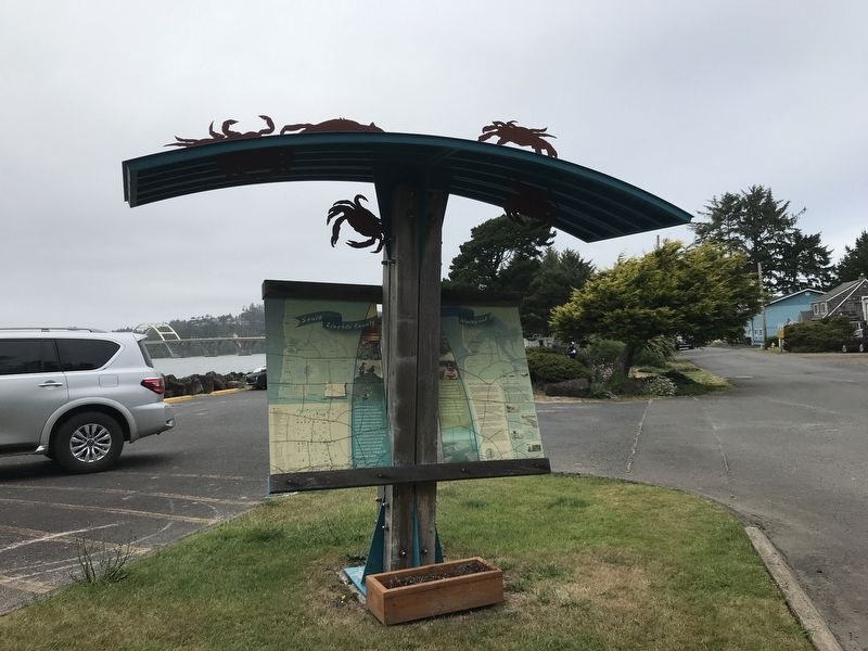 Waldport Marker. Click for full size. Waldport Marker image. Click for full size.