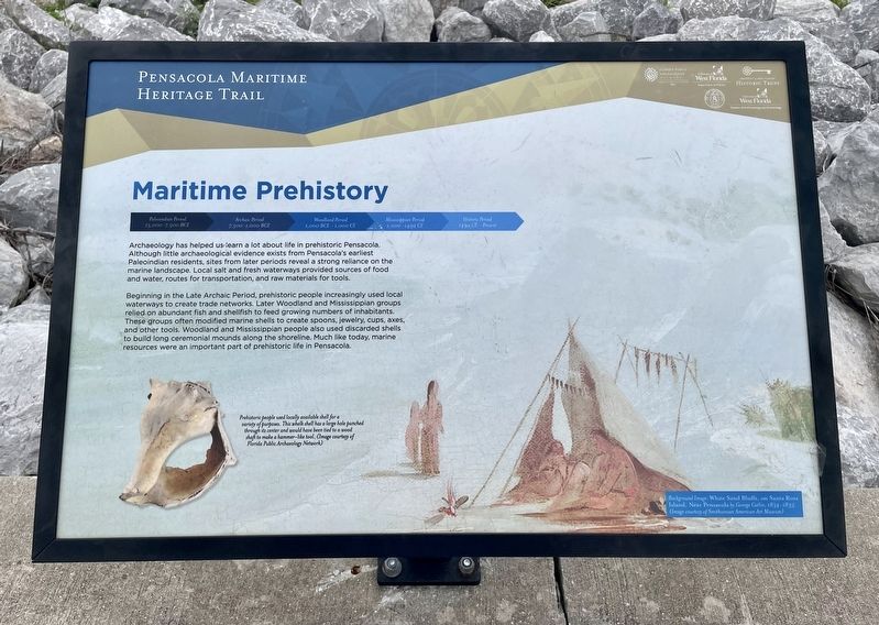 Maritime Prehistory Marker image. Click for full size.