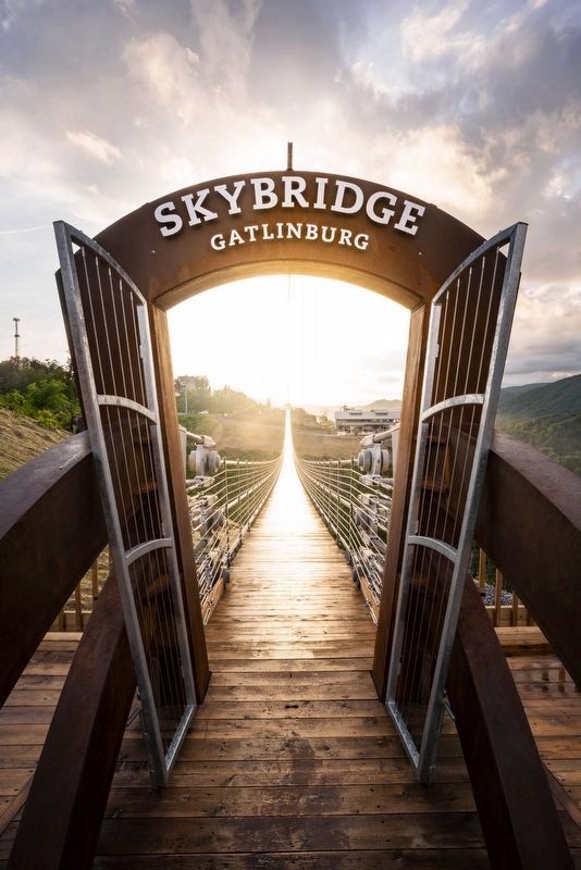 Gatlinburg SkyBridge image. Click for full size.