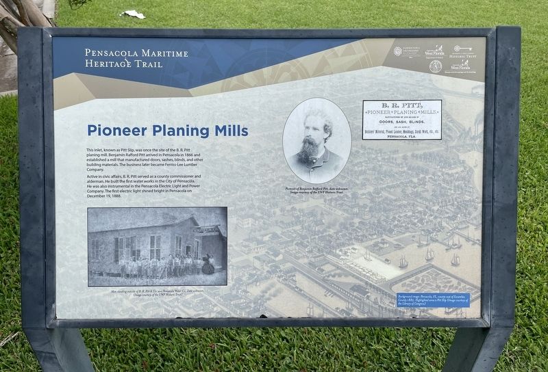 Pioneer Planing Mills Marker image. Click for full size.