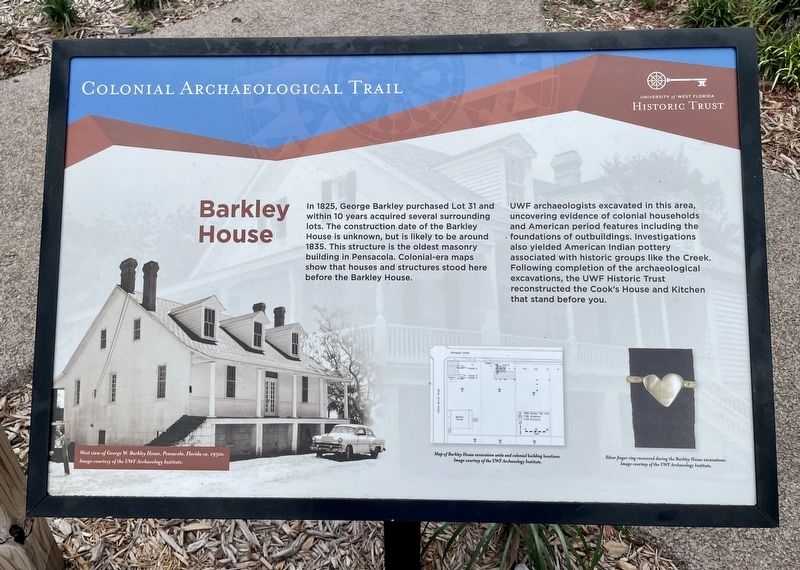 Barkley House Marker. Click for full size. Barkley House Marker image. Click for full size.