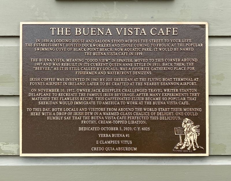 The Buena Vista Cafe Marker image. Click for full size.