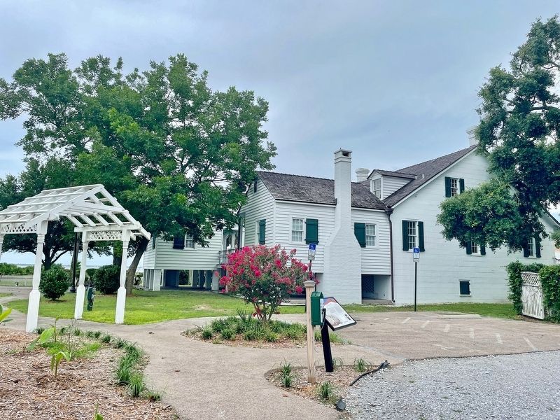 North side of Barkley House and Marker. Click for full size. North side of Barkley House and Marker image. Click for full size.