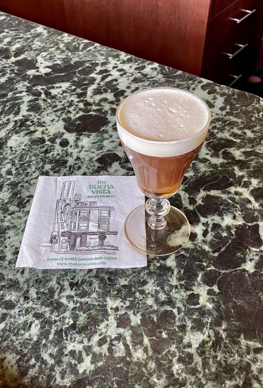 The Buena Vista Irish Coffee image. Click for full size.