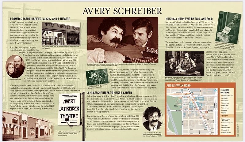 Avery Schreiber Marker. Click for full size. Avery Schreiber Marker image. Click for full size.