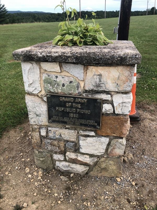 Grand Army of the Republic Picnic Marker. Click for full size. Grand Army of the Republic Picnic Marker image. Click for full size.