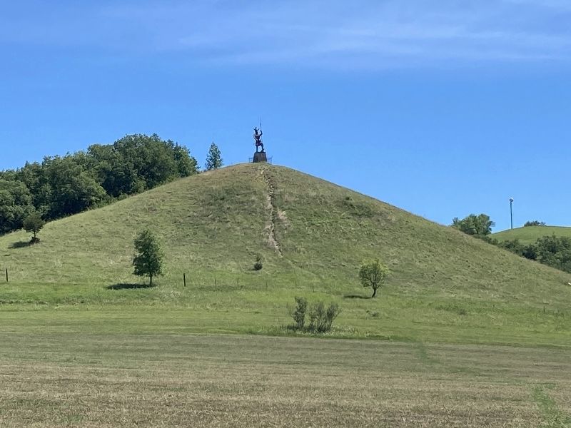 Pyramid Hill/Fort Ransom’s Remarkable Survival Marker image. Click for full size.