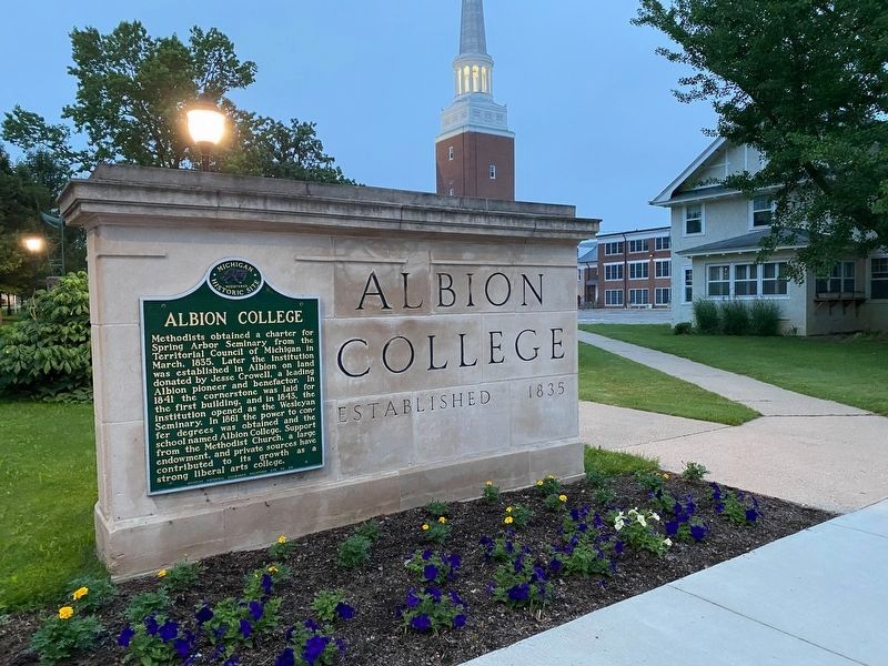 Albion College Marker image. Click for full size.