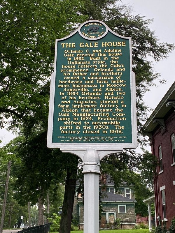The Gale House Marker image. Click for full size.