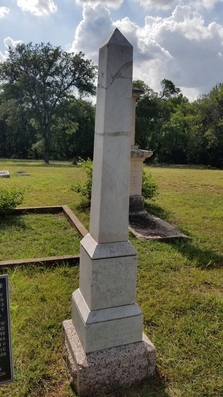 Joseph Cokers gravestone. Click for full size. Joseph Cokers gravestone image. Click for full size.