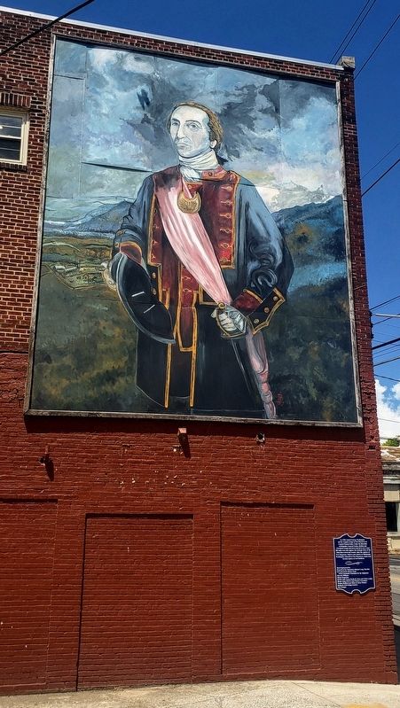 George Washington Mural Marker image. Click for full size.
