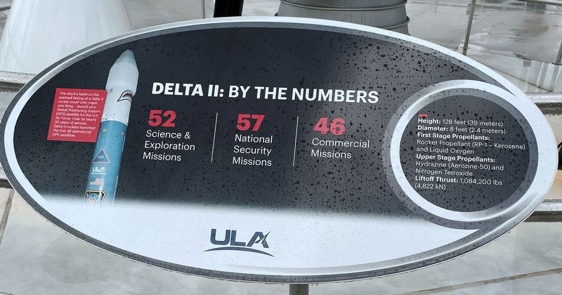 Delta II: By The Numbers Marker image. Click for full size.