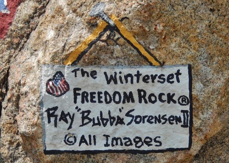 Madison County (Winterset) Freedom Rock Artist image. Click for full size.