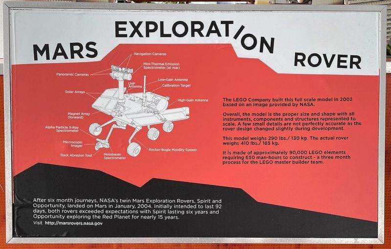 Mars Exploration Rover Marker image. Click for full size.
