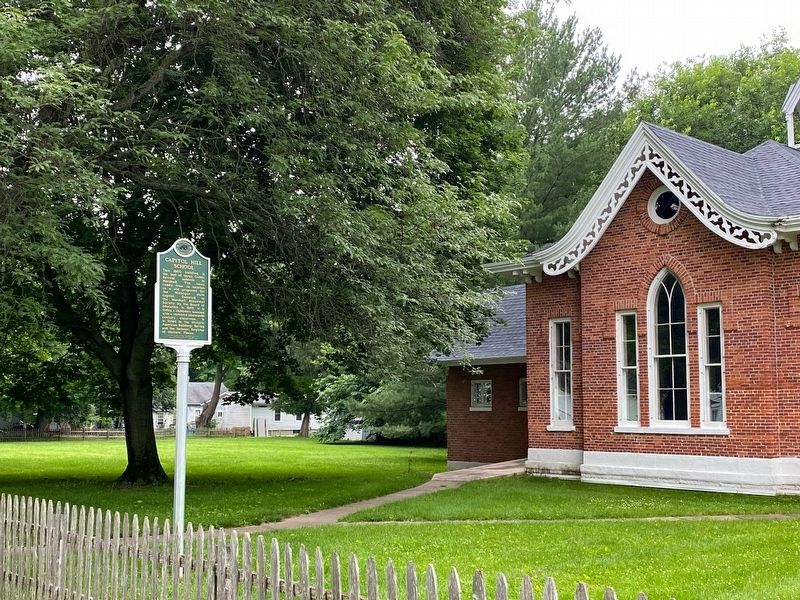 Capitol Hill School Marker image. Click for full size.