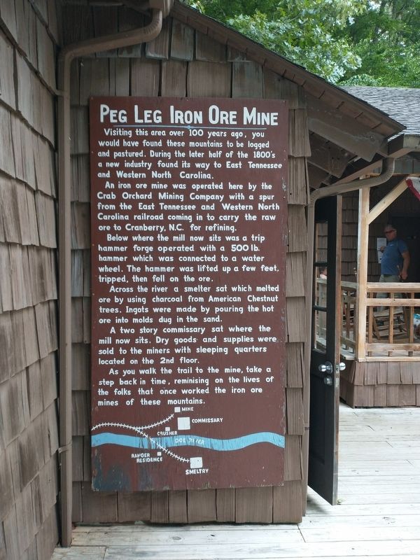 Peg Leg Iron Ore Mine Marker image. Click for full size.