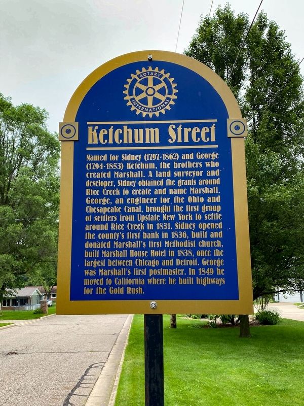 Ketchum Street Marker image. Click for full size.