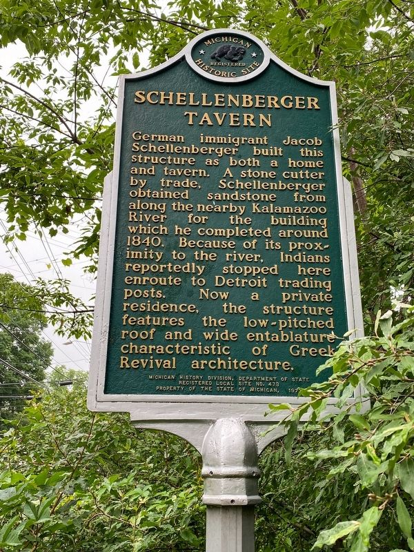 Schellenberger Tavern Marker image. Click for full size.
