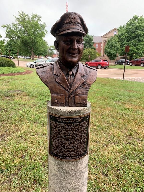 Major General Paul L. Williams Marker image. Click for full size.