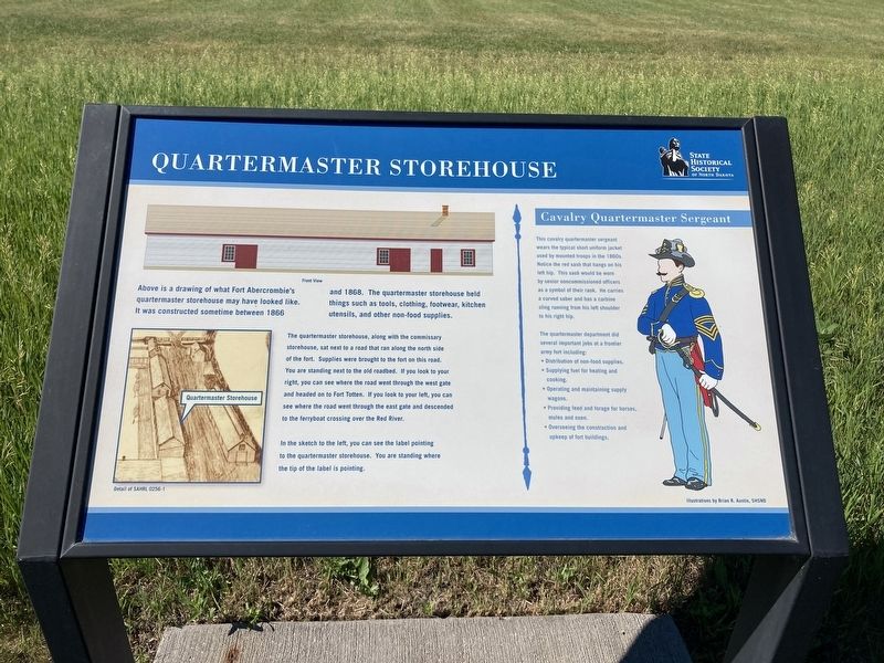 Quartermaster Storehouse Marker image. Click for full size.