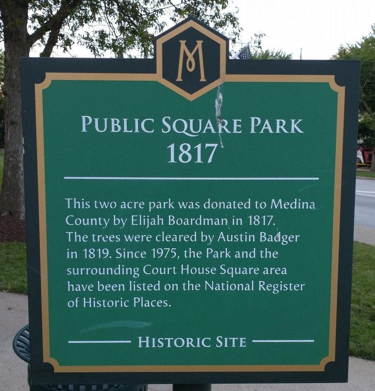 Public Square Park Marker image. Click for full size.