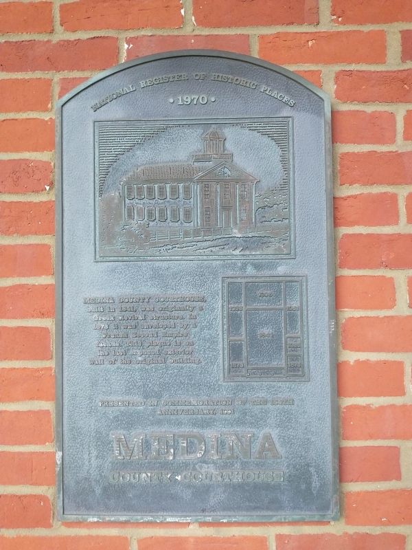 Medina County Courthouse Marker image. Click for full size.