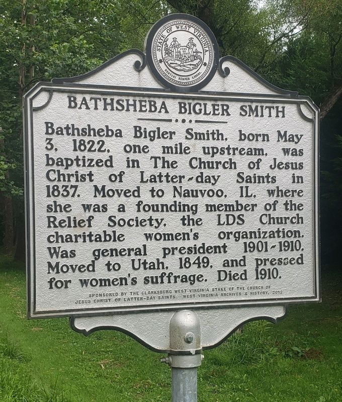 Bathsheba Bigler Smith Marker image. Click for full size.